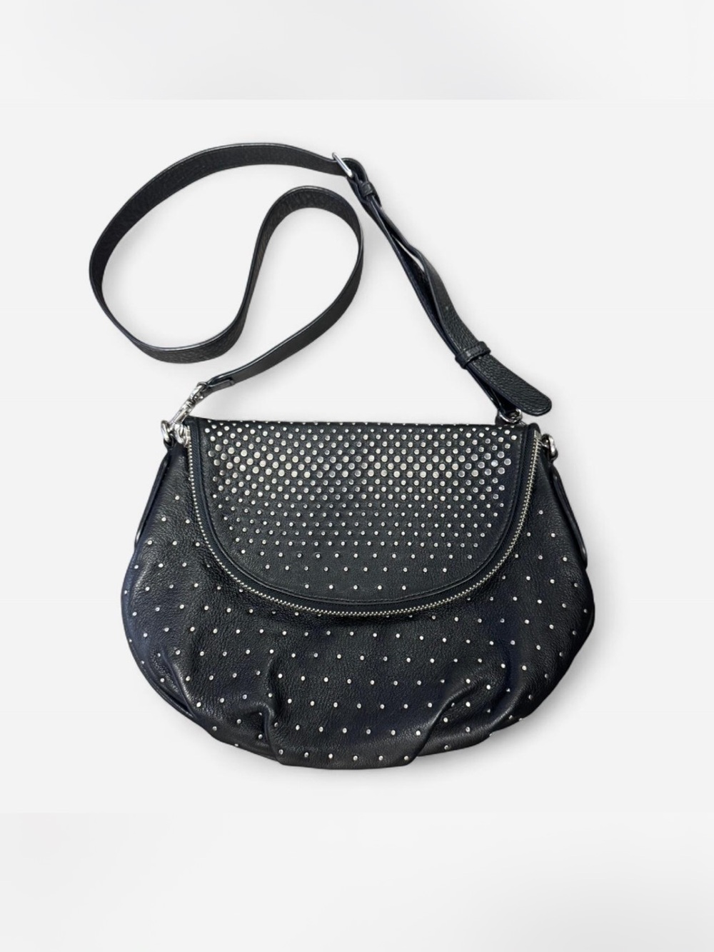 Marc Jacobs Black Studded Crossbody Bag